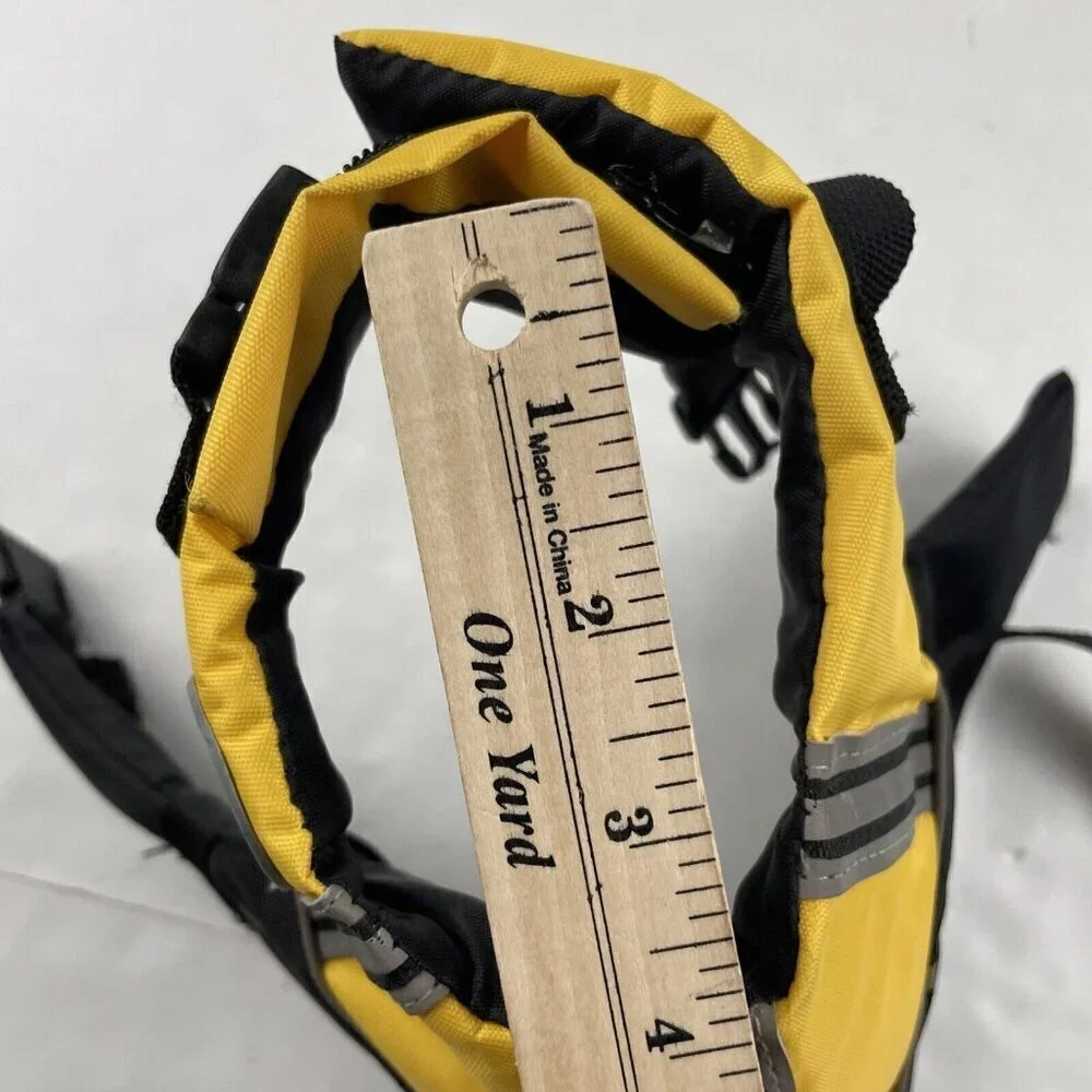 Sierra Dog Supply Dog Life Jacket Size S Yellow Unisex Reflective Adjust Clips